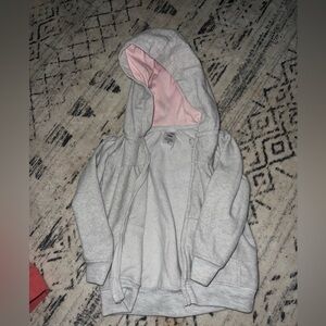 Cozy Gray and Pink Kids Jacket